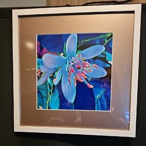 Colorful Lily Framed And Matted High Quality Photograph